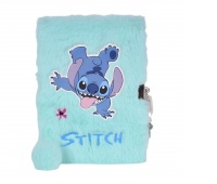 PAMIĘTNIK PLUSZOWY STITCH DS25DD-3676, Pamiętniki, Zeszyty i bloki