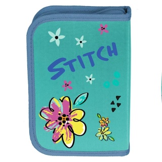 PIÓRNIK BEZ WYPOSAŻENIA STITCH DS25DD-P001BW, Piórniki, Tekstylia