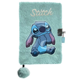 PAMIĘTNIK PLUSZOWY STITCH DS25FF-3676, Pamiętniki, Zeszyty i bloki