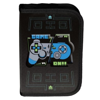 PIÓRNIK BEZ WYPOSAŻENIA GAME PP25GI-P001BW, Piórniki, Tekstylia