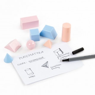 MODELE 3D FIGUR GEOMETRYCZNYCH A KIDEA, Edukacyjne, Zabawki