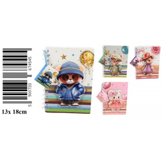 D45111 / NOTES 13*18CM 4545, Notesy szkolne, Zeszyty i bloki