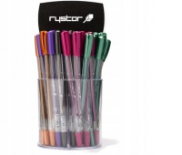 DŁUGOPIS ŻELOWY RYSTOR GZ-031 FLUO J.NIEBIESKI