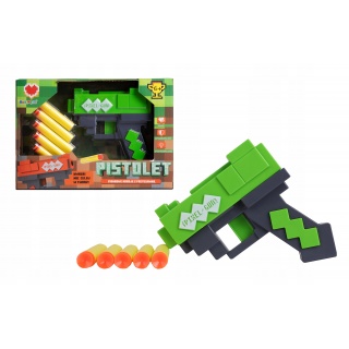 PISTOLET NA STRZAŁKI PIXEL GUN, Zabawki