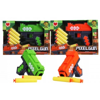 PISTOLET NA STRZAŁKI PIXEL GUN, Zabawki