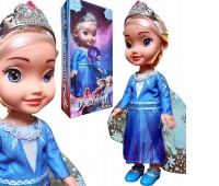 LALKA KSIĘŻNICZKA ZIMOWA W KORONIE