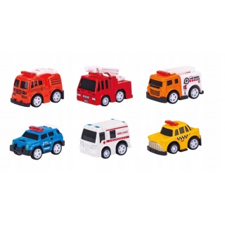 AUTO METAL MINI CAR SŁUŻBY MIEJSKIE, Lalki, Zabawki
