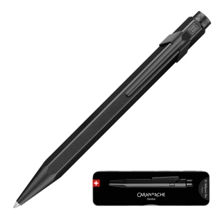 Długopis CARAN D'ACHE 849 XL, Black Code, czarny, Długopisy, Artykuły do pisania i korygowania