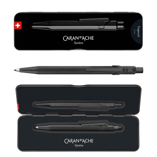 Ołówek CARAN D'ACHE Fixpencil, Black Code, 2mm, czarny, Ołówki, Artykuły do pisania i korygowania