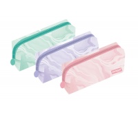 Pencil case KEYROAD Marble-Air, 19,5x8,5x4,5 cm, marbled pattern, color mix