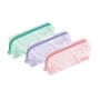 Pencil case KEYROAD Marble-Air, 19,5x8,5x4,5 cm, marbled pattern, color mix