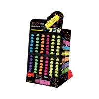 Highlighter KEYROAD Fluo, 72 pcs, display, mix colors