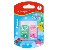 Gumka do ścierania KEYROAD Jelly Fun, ombre, 2 szt., blister, mix kolorów, Gumki, Artykuły do pisania i korygowania