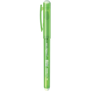 Długopis wymazywalny KEYROAD Luminious, fluorescencyjny, 0,7mm, display, zielony, Długopisy, Artykuły do pisania i korygowania