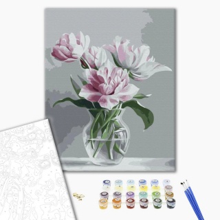 Malowanie po numerach BRUSHME, 40x50 cm, wazon czułości, 1 szt., w pudełku, Produkty kreatywne, Artykuły szkolne
