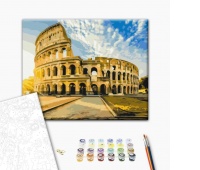 Malowanie po numerach BRUSHME, 40x50 cm, Koloseum na wschodzie słońca, 1 szt., w pudełku, Produkty kreatywne, Artykuły szkolne