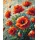 Malowanie po numerach BRUSHME, 40x50 cm, maki, 1 szt., w pudełku
