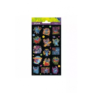 ARKUSZ NAKLEJEK DISNEY STITCH MINI, Naklejki, Art. kreatywne