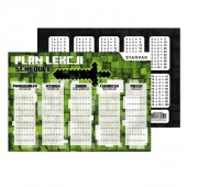 PLAN LEKCJI + TABLICZKA MNOŻENIA A5 PIXEL /25/