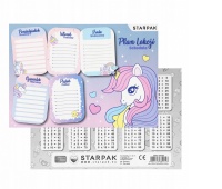 PLAN LEKCJI + TABLICZKA MNOŻENIA A5 UNICORN /25/