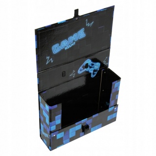 TECZKA Z RĄCZKĄ A4/95MM PAD BLUE, Teczki przestrzenne, Organizacja dokumentów