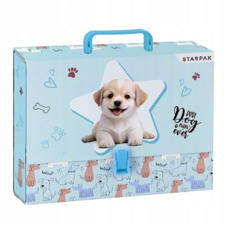 TECZKA Z RĄCZKĄ A4/50MM CUTIES DOGGYSTK, Teczki przestrzenne, Organizacja dokumentów
