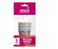 AZ KIELISZKI PAPIEROWE Z NADRUKIEM 50ML.6szt.