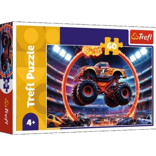 Puzzle 60 - Monster truck !!, 60 elementów, Puzzle