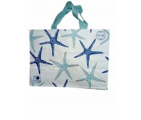 TORBA LAMINOWANA PP ROZGWIAZDY 34x26x16, Torby ozdobne, Art. dekoracyjne i prezentowe