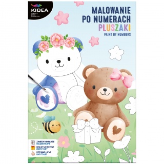 OBRAZ MALOWANIE PO NUMERACH MISIE KIDEA, Zestawy kreatywne, Art. kreatywne