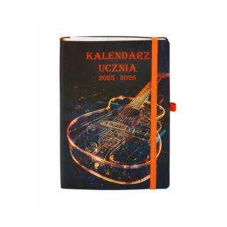 KALENDARZ UCZNIA 2025/2026 A5 TNS GITARA, Tygodniowe, Kalendarze