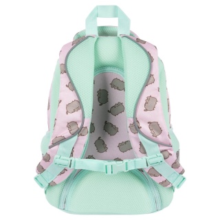PLECAK 4-KOMOROWY BPL-58 PUSHEEN PINK mkmp, Plecaki, Tekstylia