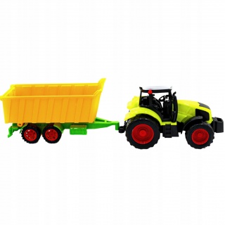 TRAKTOR Z DŹWIĘKAMI W PUDEŁKU 9823, Pojazdy, Zabawki
