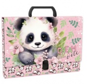 TECZKA TWARDA Z RĄCZKĄ PANDA 10