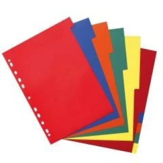 PRZEKŁADKI DO SEGR. A4 PLASTIK 10szt, Przekładki, Organizacja dokumentów