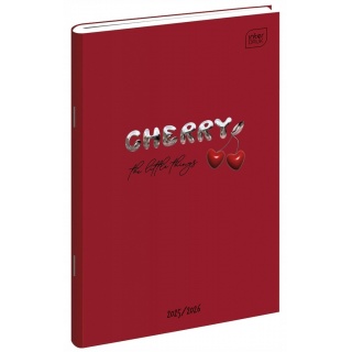 Kalendarz szkolny B6 48 Cherry 2025/2026, Dzienne, Kalendarze