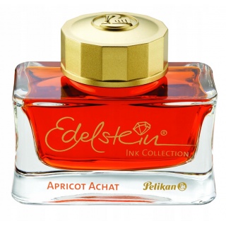 ATRAMENT PELIKAN EDELSTEIN 50ML.APRICOT ACHAT, Wkłady, naboje, atramenty, Art. do pisania i korygowania