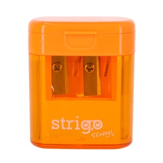 STRIGO TEMPERÓWKA 2-OTW.Z POJEMNIKIEM, Temperówki, Art. do pisania i korygowania