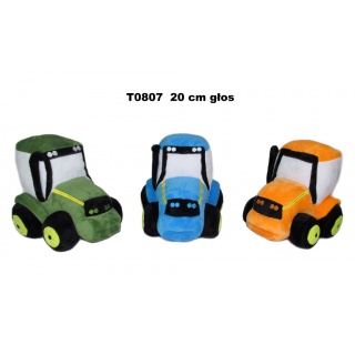 TRAKTOR 3 KOL GŁOS 20 CM T0807 170637, Maskotki, Zabawki