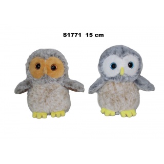 SOWA 15 CM 2 ASST S1771 170705, Maskotki, Zabawki