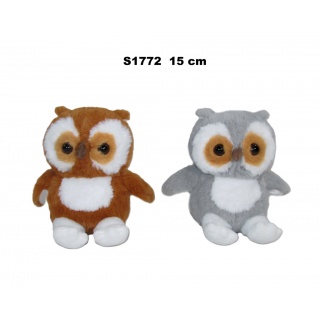 SOWA 15 CM 2 ASST S1772 170712, Maskotki, Zabawki