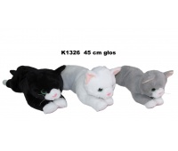 KOT 3 KOL 45 CM GŁOS K1326 170781, Maskotki, Zabawki