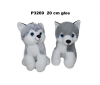 PIES HUSKI GŁOS 20CM P3269