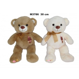 MIŚ 2 KOL 30 CM M3786 169433, Maskotki, Zabawki