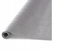 OBRUS PAPIEROWY W ROLCE 1,18x6m.SZARY, Obrusy, bieżniki, Art. na okazje i przyjęcia