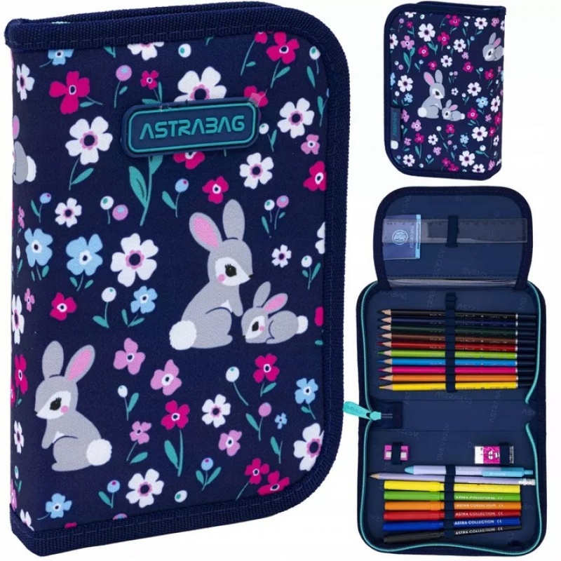 PIÓRNIK POJED.Z WYP.ASTRABAG BABY BUNNY AC11, Piórniki, Tekstylia