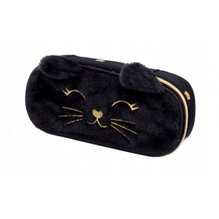 PIÓRNIK ASTRABAG FLUFFY KITTY BLACK AC6, Piórniki, Tekstylia