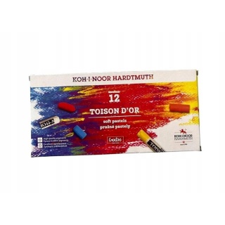 KIN PASTELE 8512/12 TOISON DOR, Pastele, węgiel rysunkowy, Plastyka