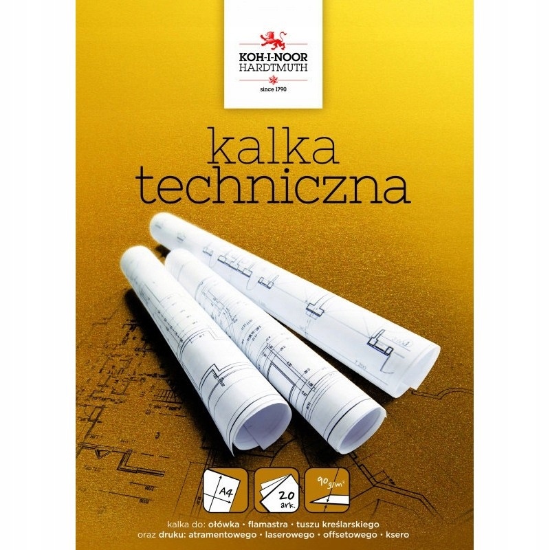 DIAMANT KALKA KR. A3 20 ARK. 90 G., Kalki, Galanteria papiernicza