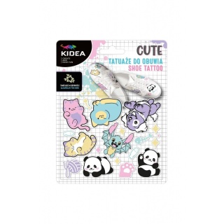 TATUAŻE DO OBUWIA ŚWIECĄCE W CIEMNOŚCI CUTE KIDEA, Naklejki, Art. kreatywne